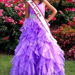 Purple Pageant Dress